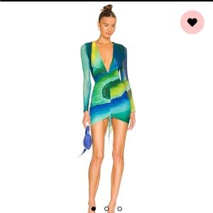 Farai London Indah Dress in Emerald Green